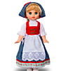 Кукла Анастасия в баварскам костюме