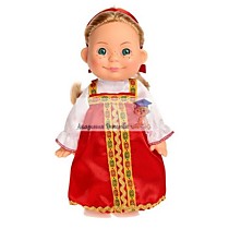 Кукла "Веснушка" в русско-народном костюме 26 см.(девочка)