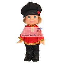 Кукла "Веснушка" в русско-народном костюме 26 см.(мальчик)