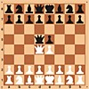 Доска шахматная демонстрационная цельная 100 см 
