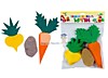 Тактильный счетный материал для слабовидящих "Морковь, репа, картошка" 