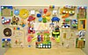 Игрушки развивающие многофункциональные, бизиборд торговой марки «Академия Детства» "В детском саду"