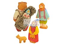 Сказочные персонажи "Маша и Медведь" 5 фигур.