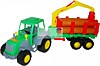 Трактор "Алтай" с полуприцепом-лесовоз 56 см.