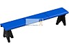 Скамейка для бассейна 135х26х31 см (синяя)