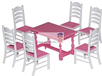 Мебель для кукол типа Барби