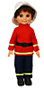 Кукла "Пожарный" 30 см