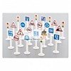 Набор дорожных знаков (24 элемента) пластик