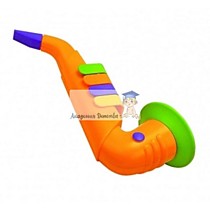 Музыкальный инструмент для малышей 4-ех кавишный "Саксофон"