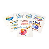 Развивающие карточки для малышей "Посуда"