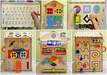 Игрушки развивающие многофункциональные, бизиборд торговой марки «Академия Детства» "Светлячок"