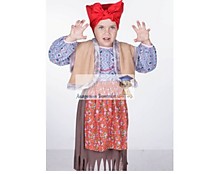 Баба Яга (юбка, рубашка, жилет, платок на голову)